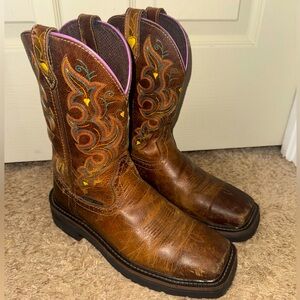 Justin composite toe work boots women’s